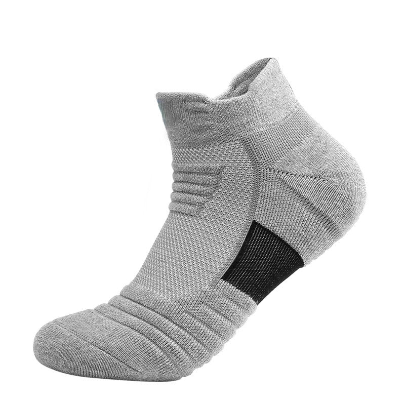 Anti-Slip Performance Soccer Socks - Cotton Athletic Crew & Ankle Socks