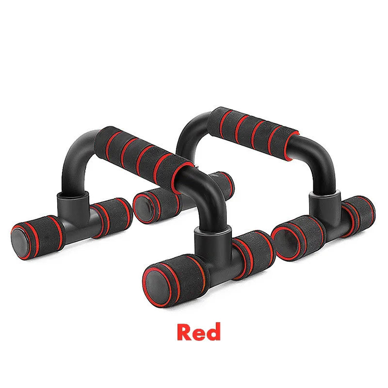 U-Shaped Push-Up Bars - Ergonomic Foam Grip Handles for Chest & Upper Body Training