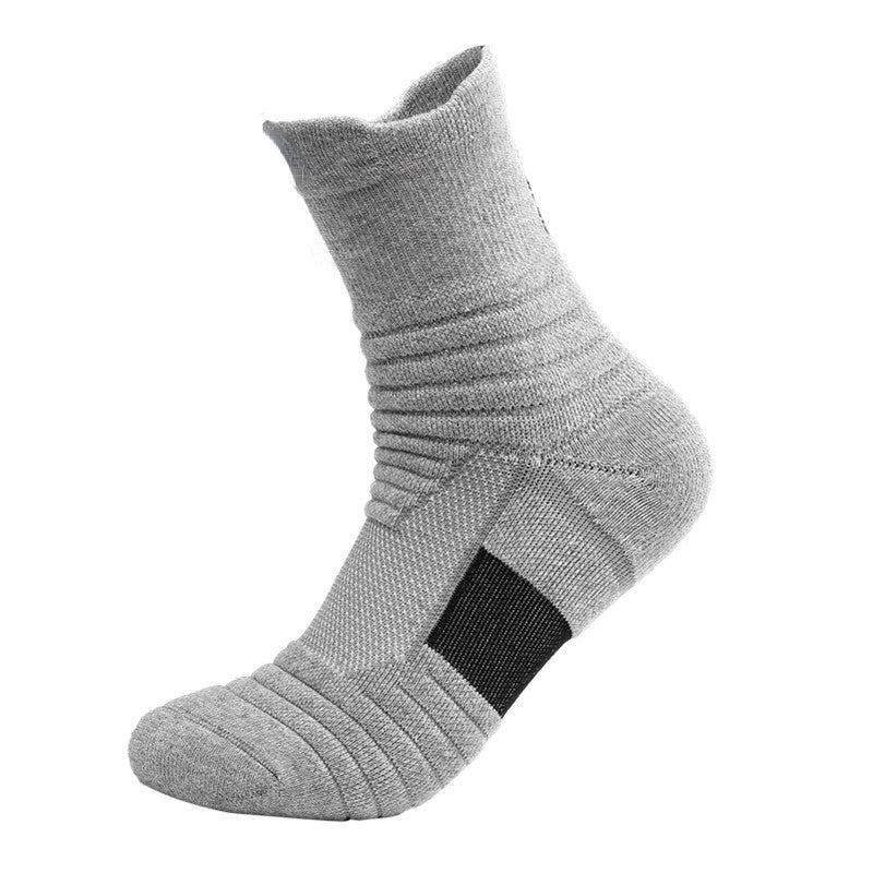 Anti-Slip Performance Soccer Socks - Cotton Athletic Crew & Ankle Socks