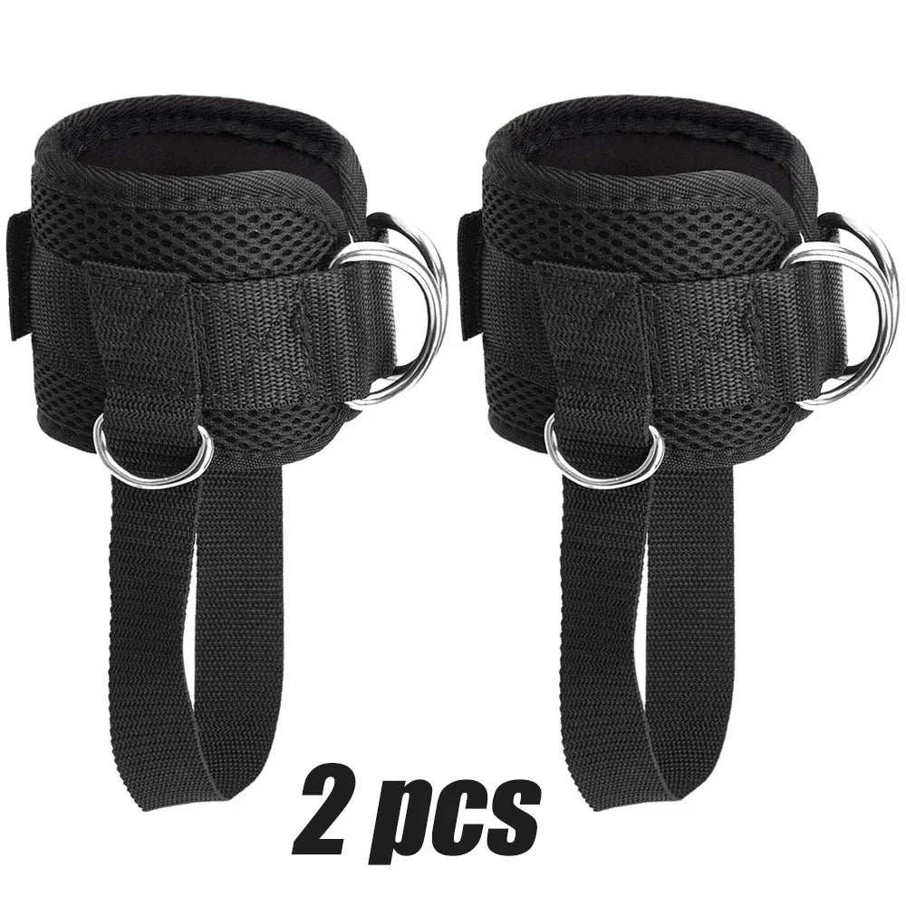 Premium Ankle Straps for Cable Machines - Reinforced Fitness Cuffs for Leg Workouts & Glute Training