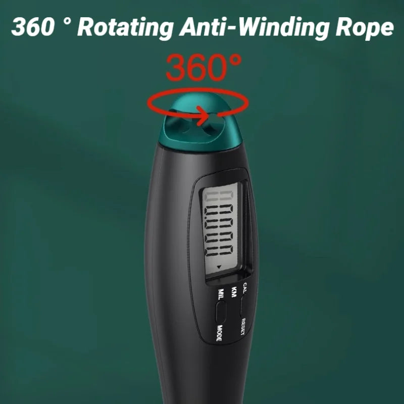Digital Counting Jump Rope - Adjustable Speed Skipping Rope with Counter