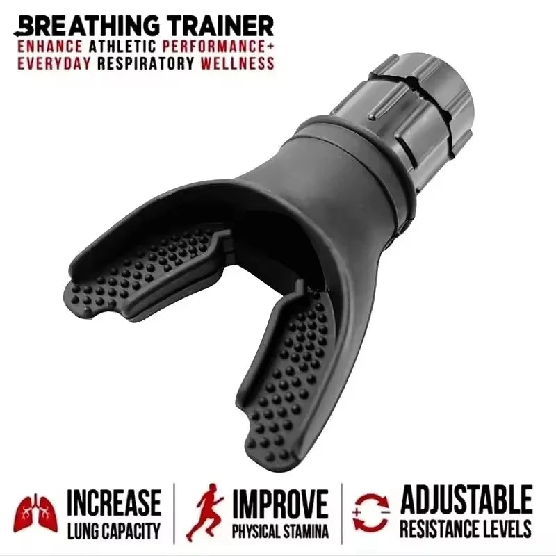 Lung Capacity Trainer - Portable Breathing Exercise Device for Respiratory Fitness